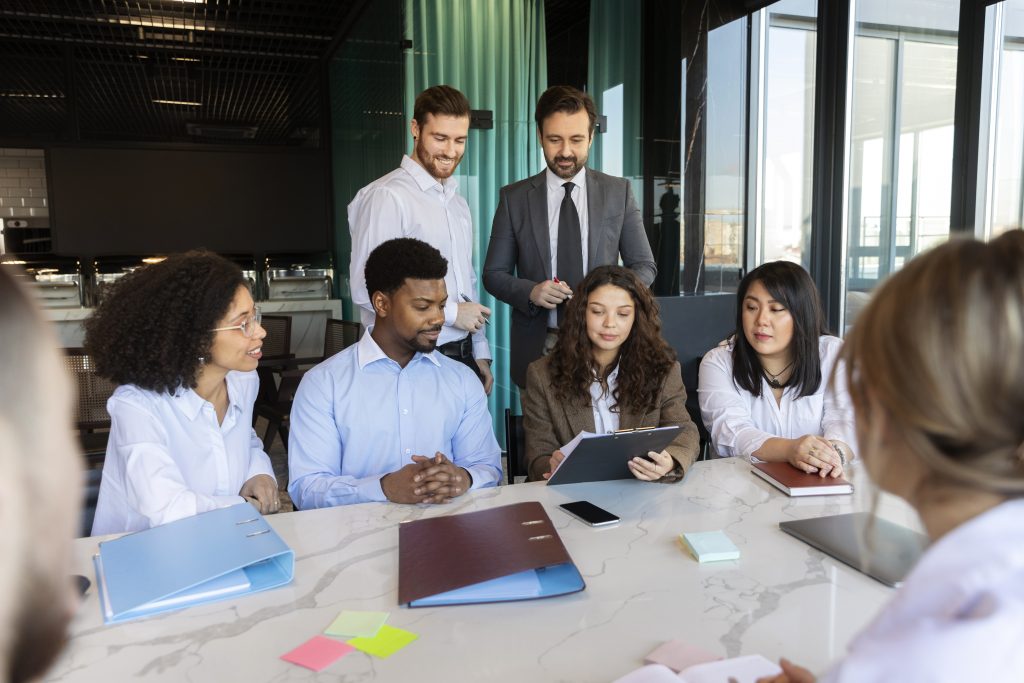 People taking part in a school community event